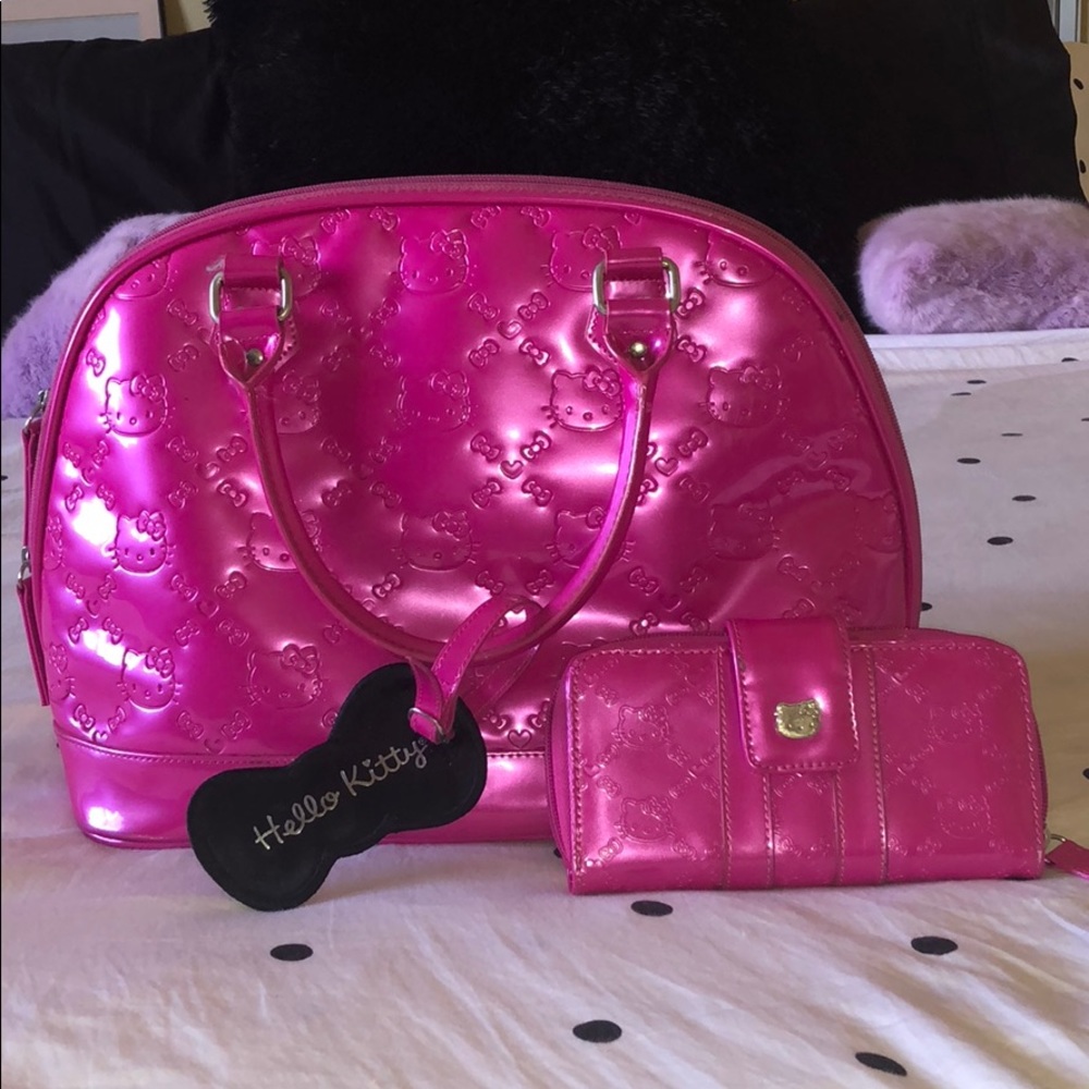 Hello kitty large bag and wallet